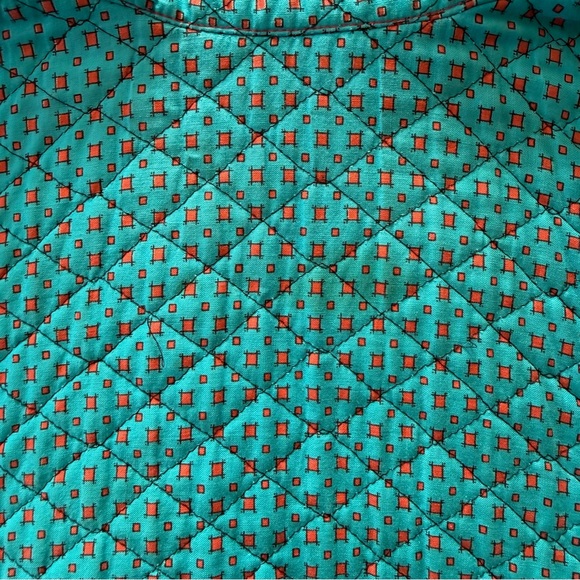 Vintage 50s 60s Handmade Quilted Sleeveless Fit and Flare Swing Dress ~ Size S - Picture 8 of 8